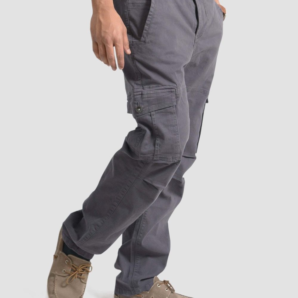 OLGYN Men’s Dark Gray Cargo Pant - Picture 3 of 4